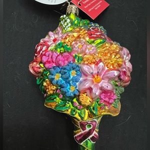 Christopher Radko 2004 Breast Cancer Christmas Ornament